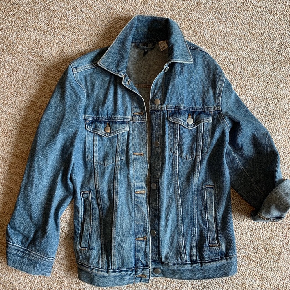 Oversized denim jacket